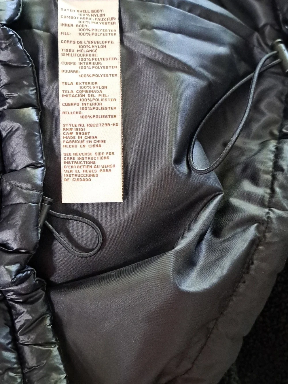 Koolaburra By Ugg Quilted Sherpa Jacket Black Size Medium